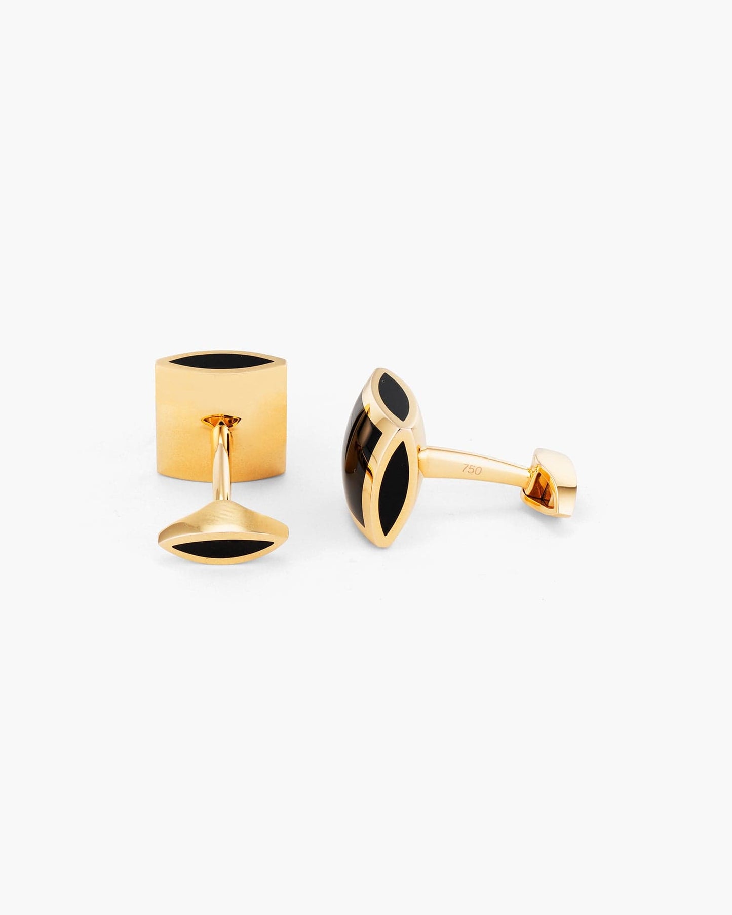 Onyx Convex Square Cufflinks