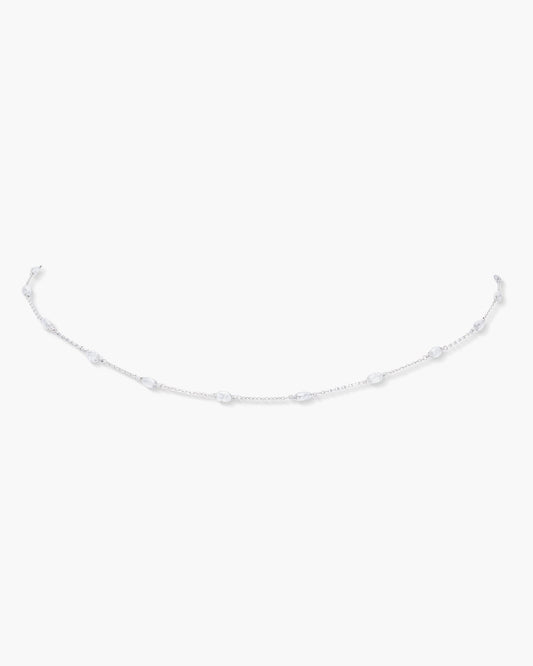 Briolette Diamond Necklace, 4.08 carats