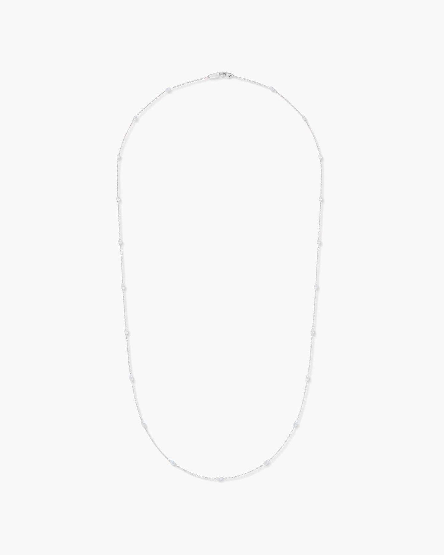 Briolette Diamond Necklace, 3.82 carats