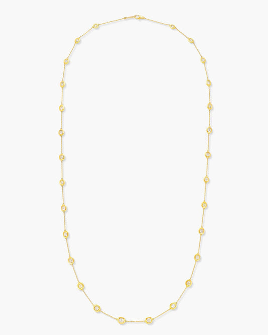 Fancy Shaped Yellow Diamond Necklace, 5.74 carats
