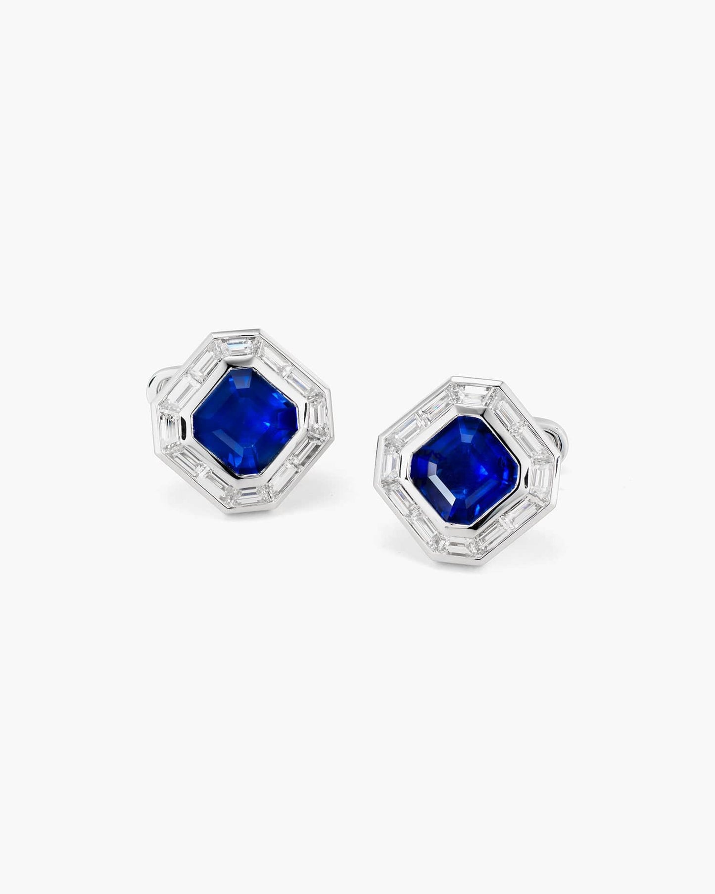 Sapphire and Diamond Cufflinks