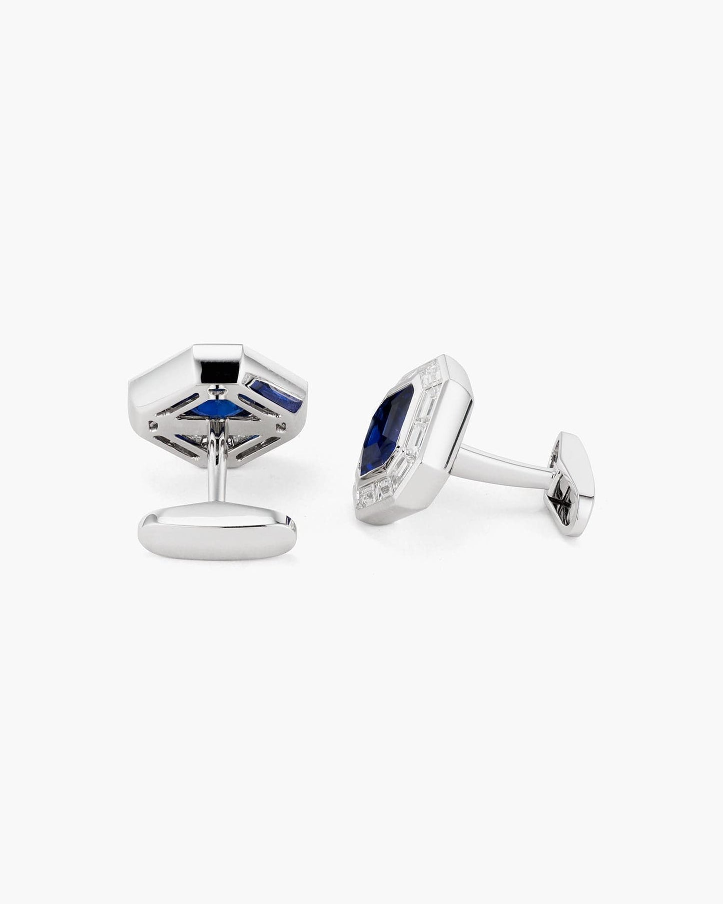 Sapphire and Diamond Cufflinks