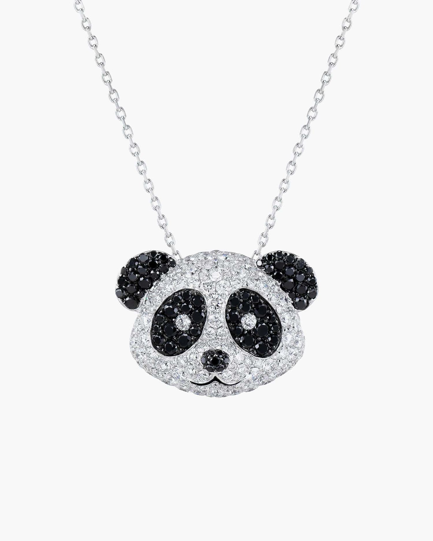 Panda Pavé Diamond Pendant Necklace