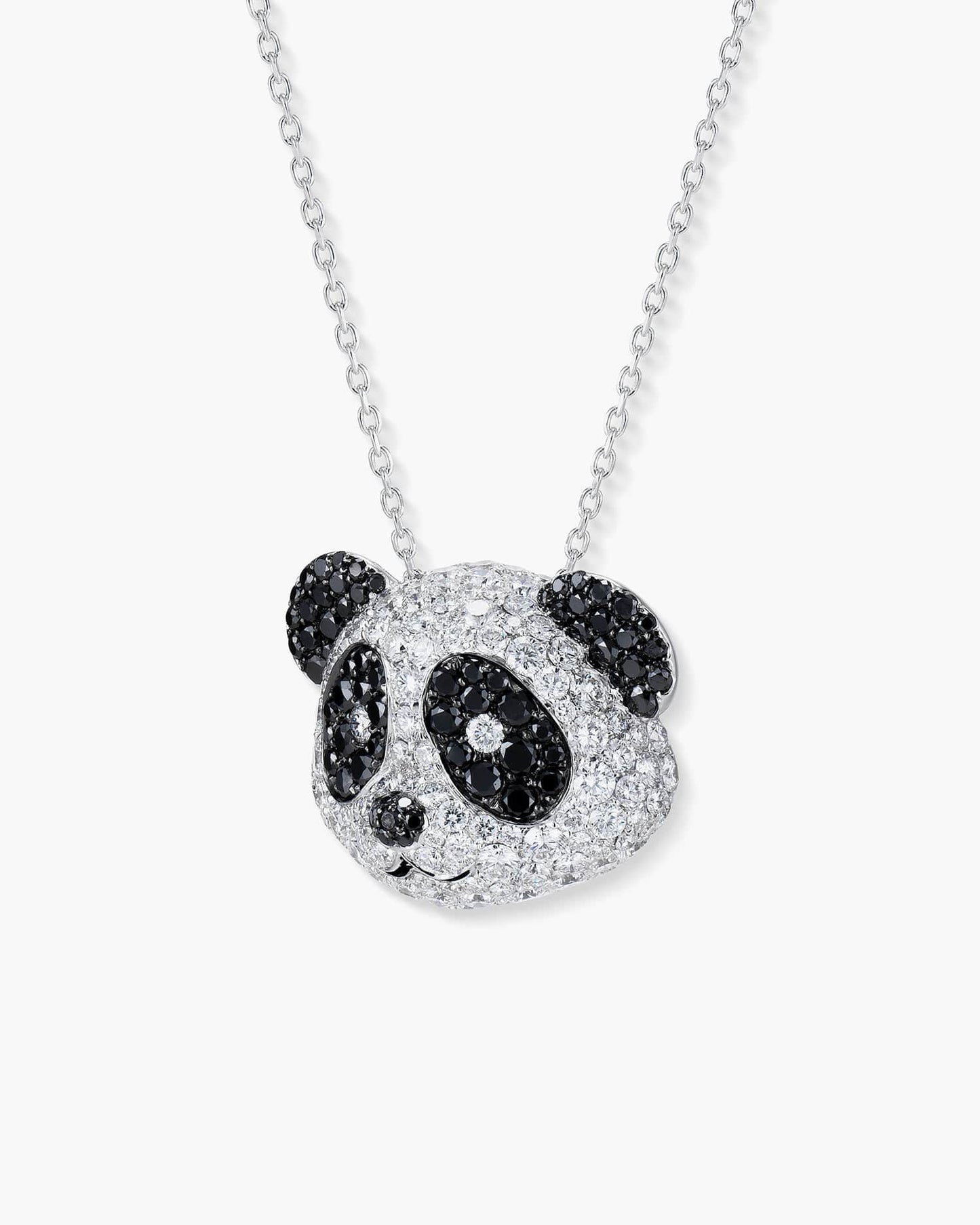 Panda Pavé Diamond Pendant Necklace