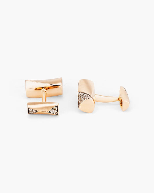 Diamond Twist Cufflinks