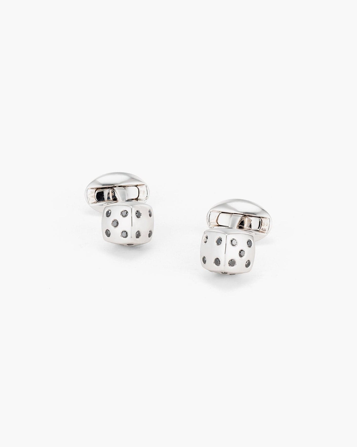 Black Diamond Dice Cufflinks