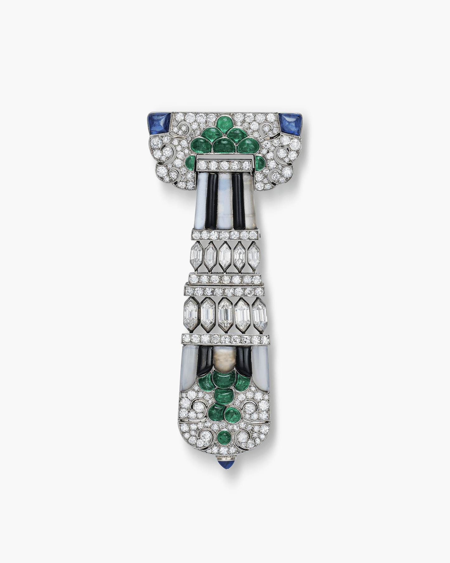 Art Deco Lapel Watch by Lacloche Frères