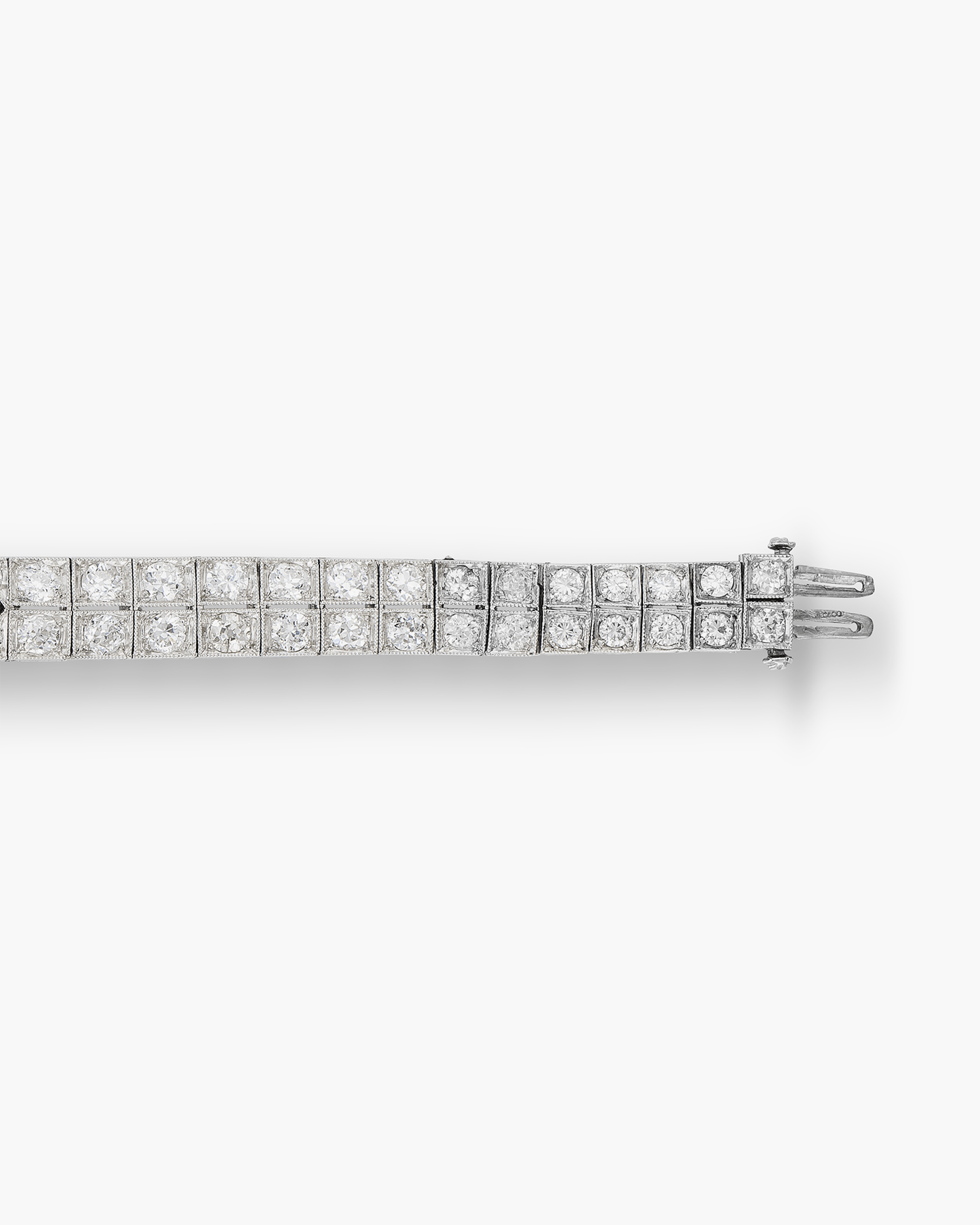 Art Deco Diamond and Sapphire Bracelet by J.E. Caldwell & Co.