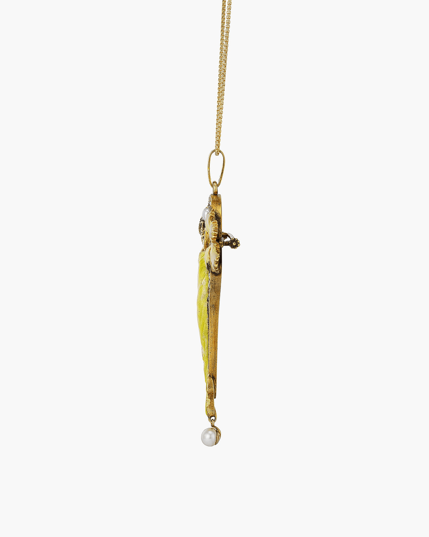 Art Nouveau Plique-à-jour Diamond Pendant by Masriera y Carreras