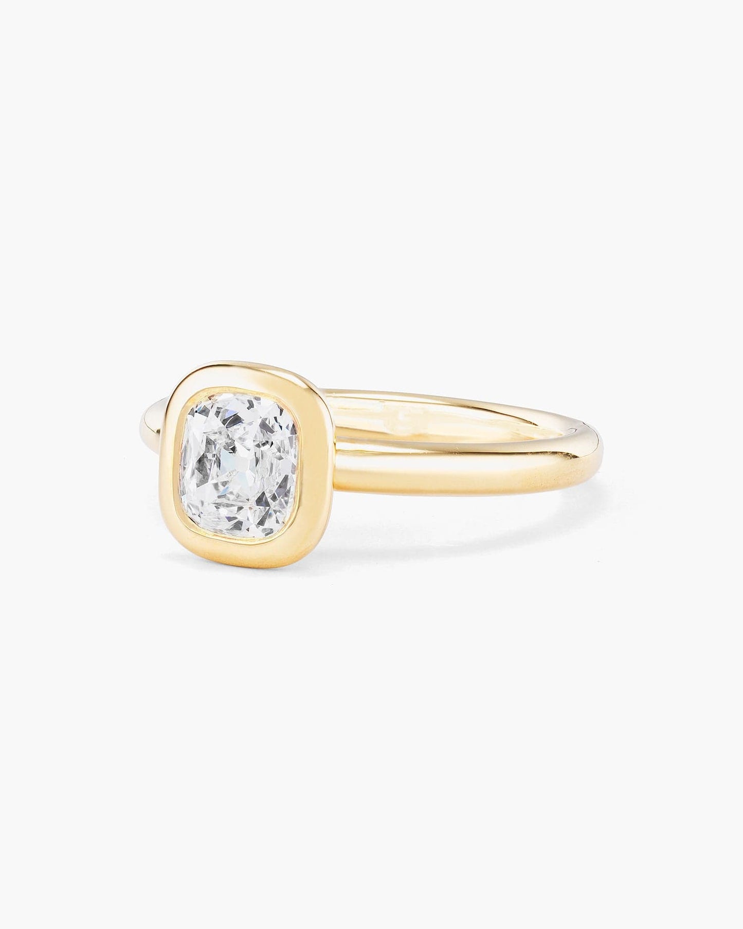 1.00 carat Antique Cushion Cut Diamond Ring