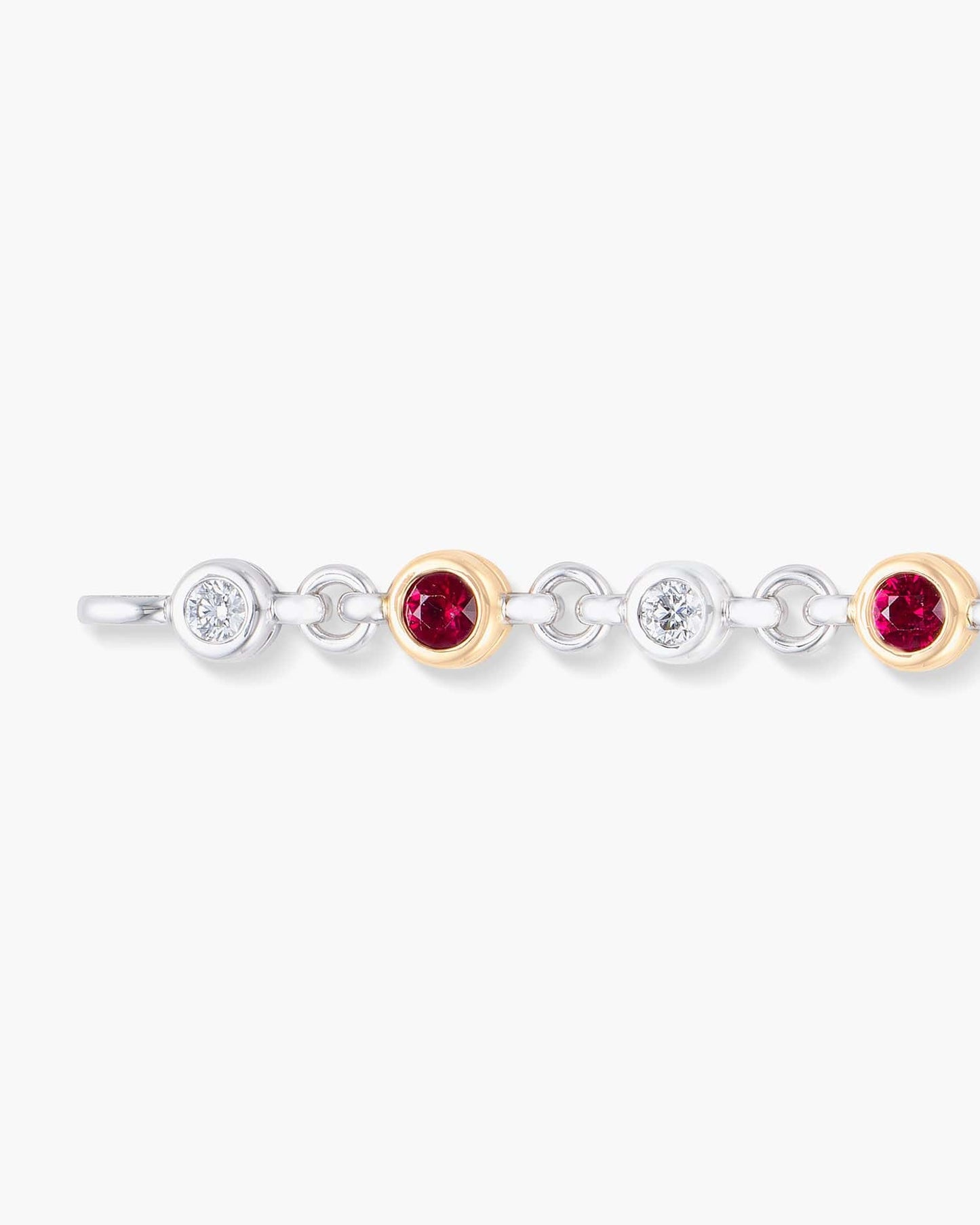 Burmese Ruby and Diamond Bracelet