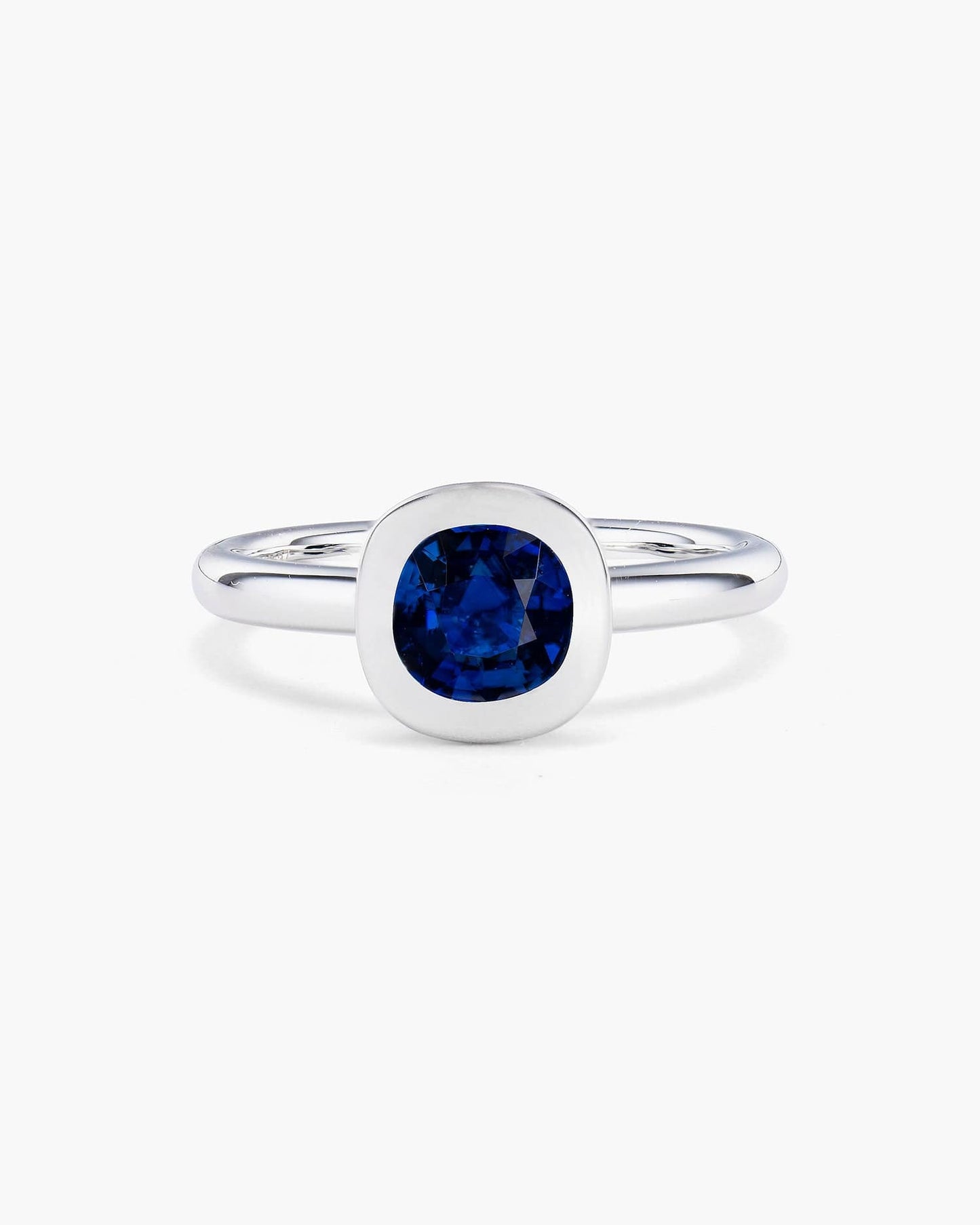 1.20 carat Cushion Cut Sapphire Ring
