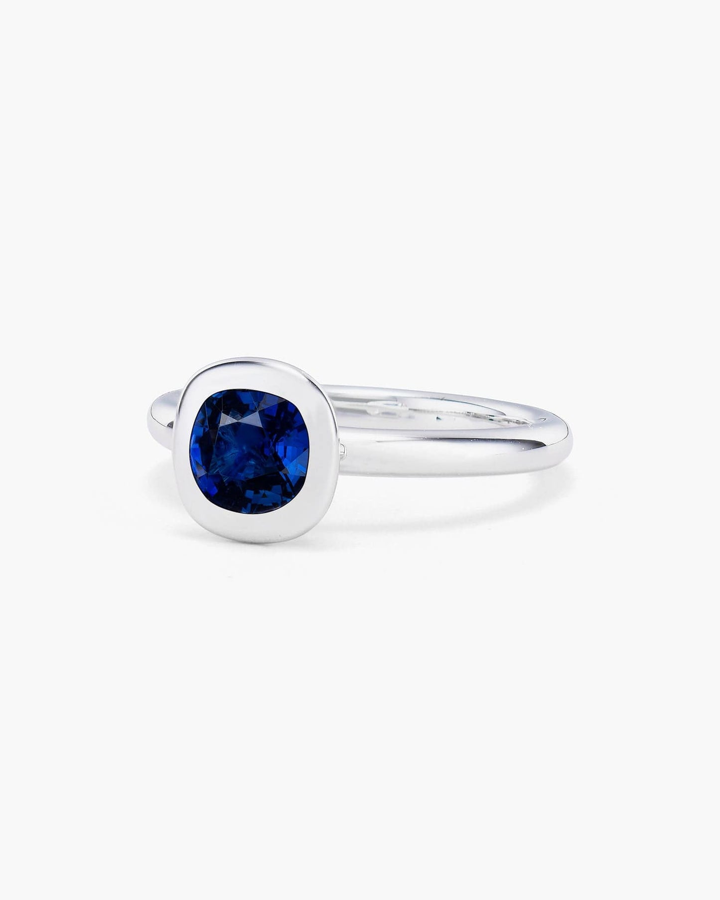 1.20 carat Cushion Cut Sapphire Ring