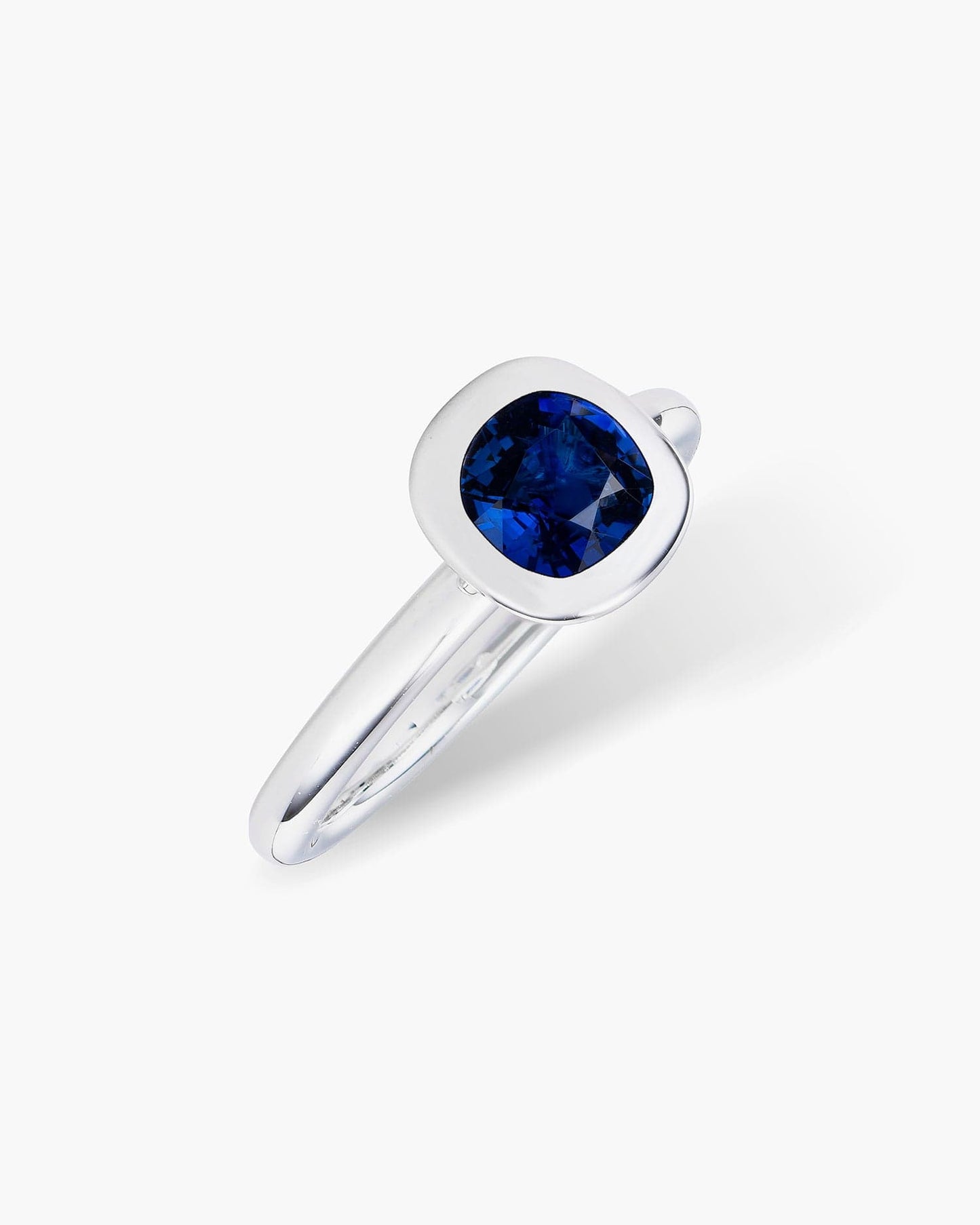 1.20 carat Cushion Cut Sapphire Ring