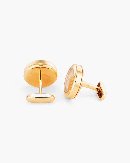Rose Gold Côtes de Genève Cufflinks