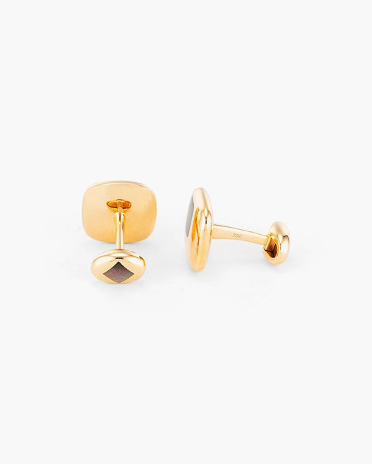 Black Mother of Pearl Island Cufflinks