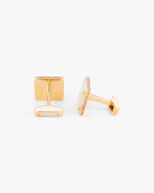 Mother of Pearl Checkerboard Cufflinks