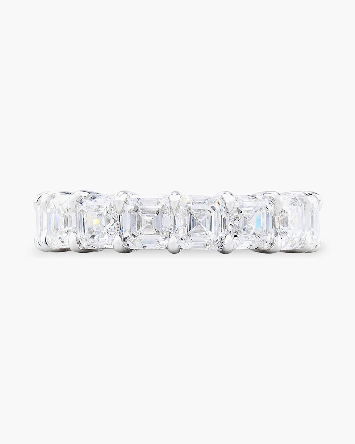 Asscher Cut Diamond Eternity Ring (0.40 carat)