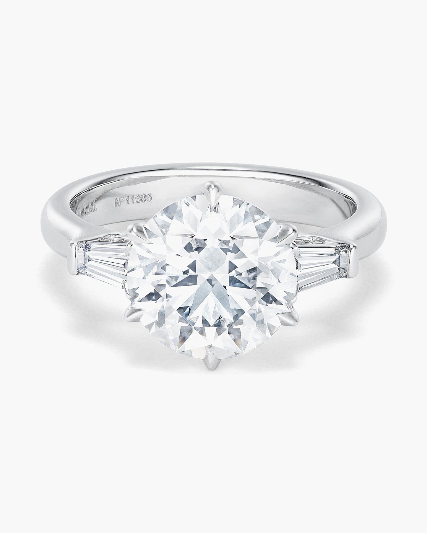 3.21 carat Round Brilliant Cut Diamond Ring