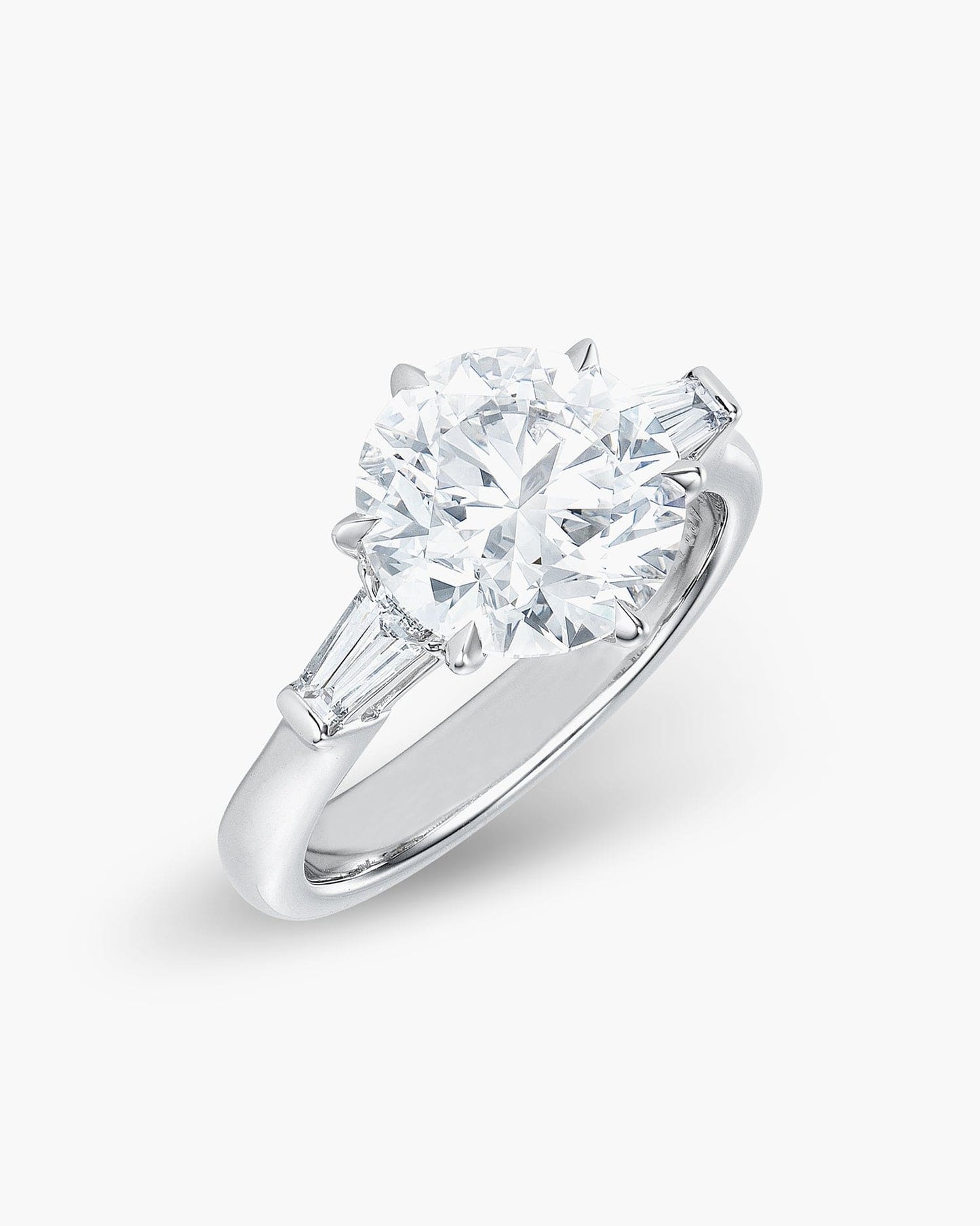 3.21 carat Round Brilliant Cut Diamond Ring