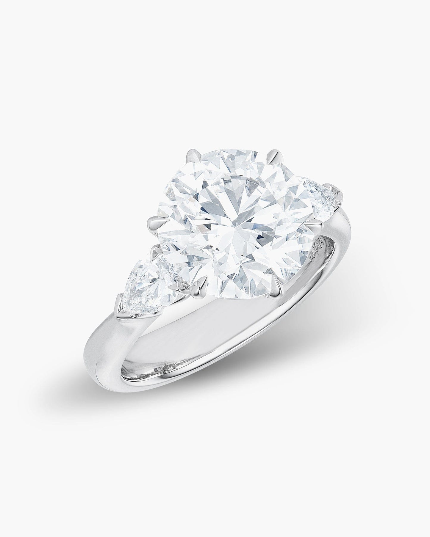 3.87 carat Round Brilliant Cut Diamond Ring