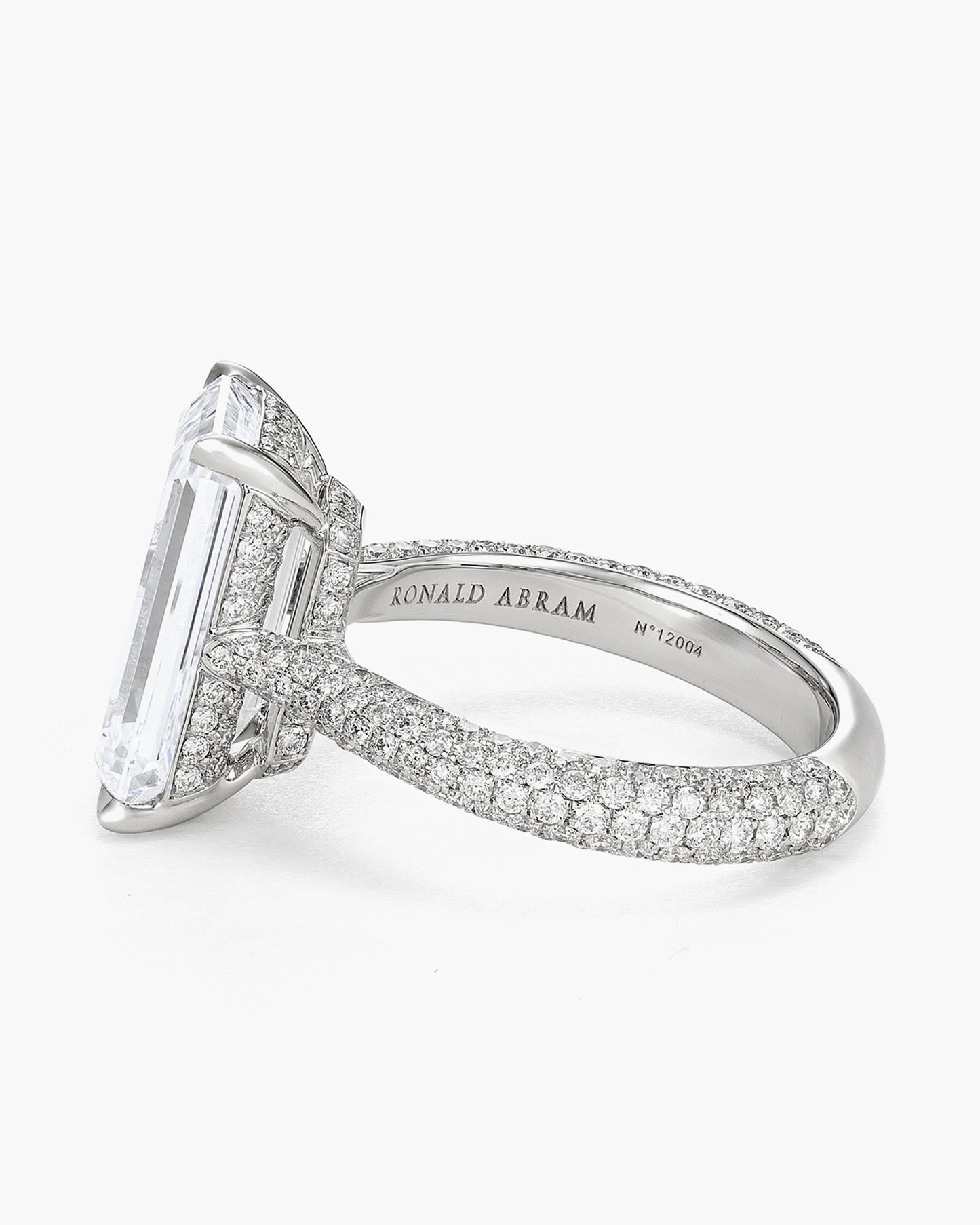 5.38 carat Emerald Cut Diamond Ring