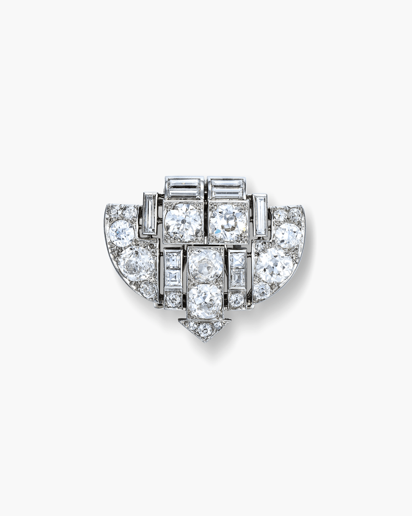 Art Deco Diamond Brooch