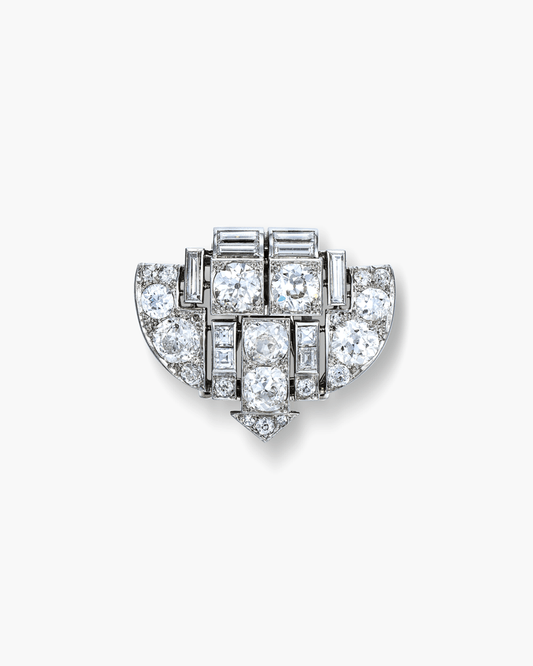 Art Deco Diamond Brooch