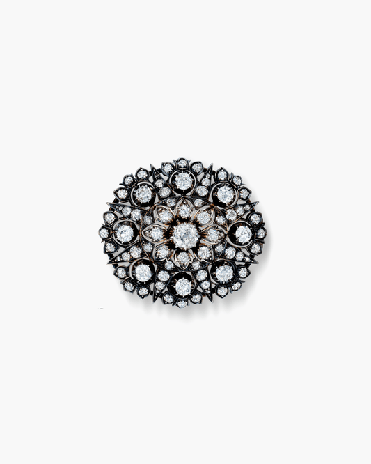 Victorian Diamond Brooch