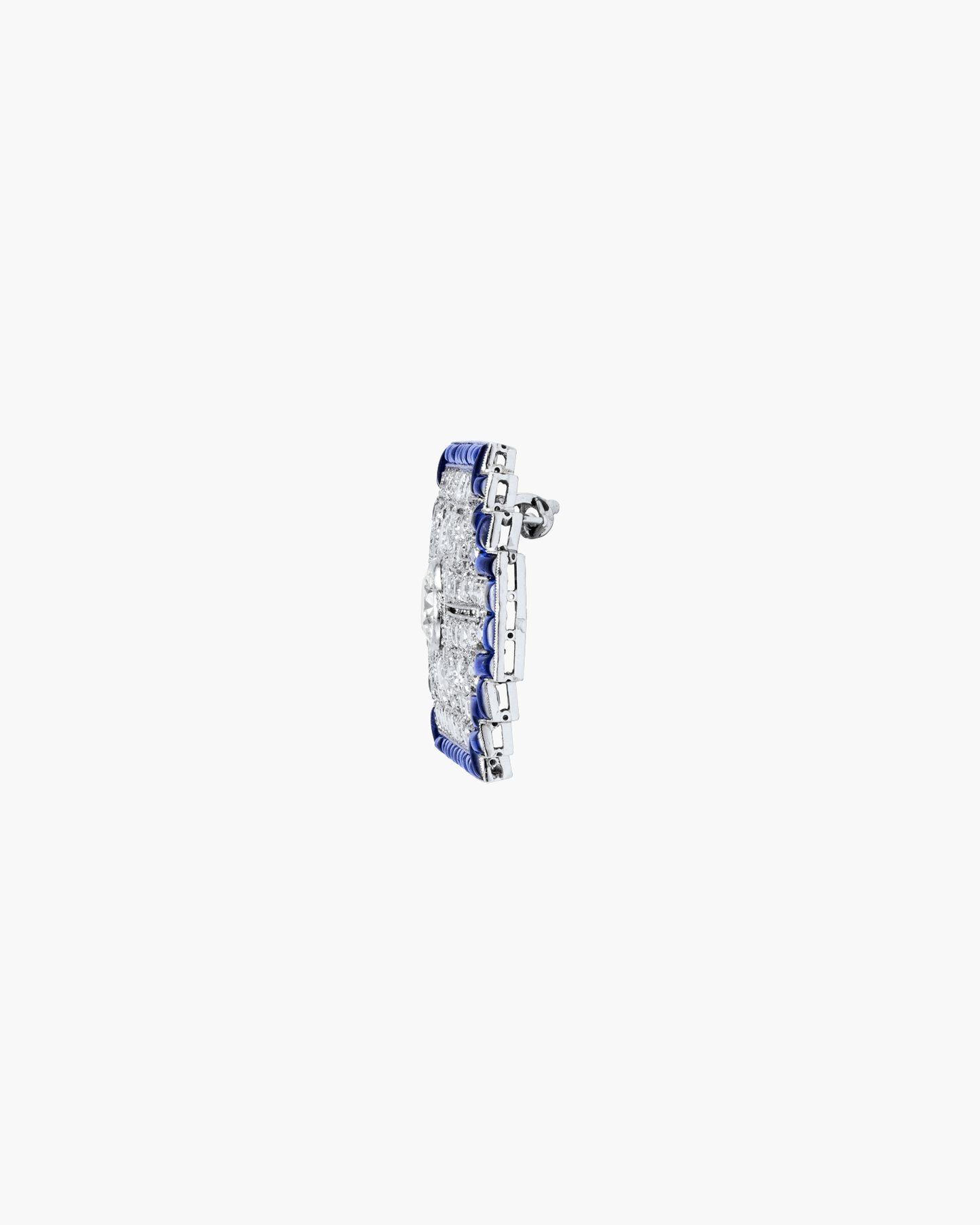 Art Deco Sapphire and Diamond Brooch