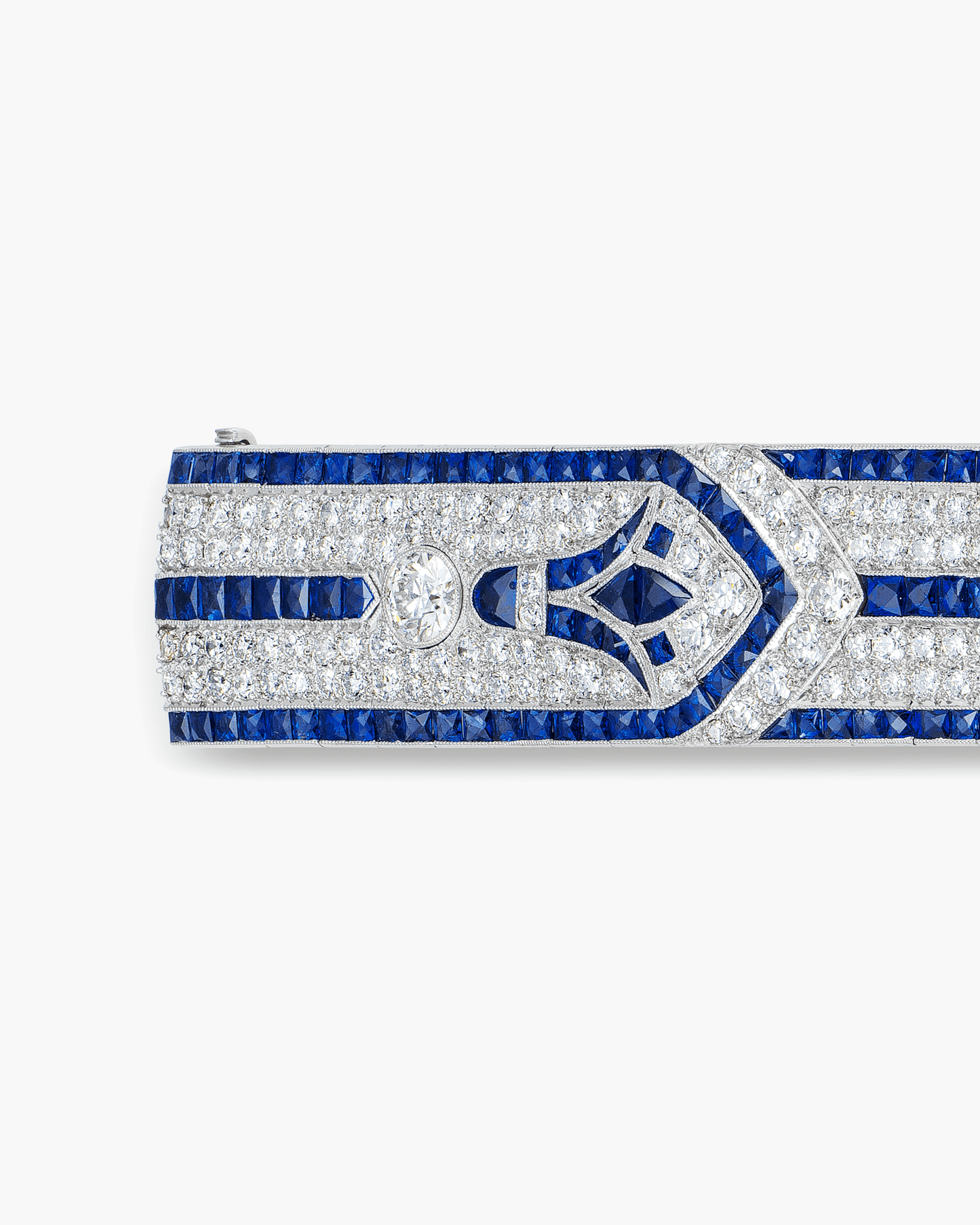 Art Deco Diamond and Sapphire Bracelet by Marcus & Co.