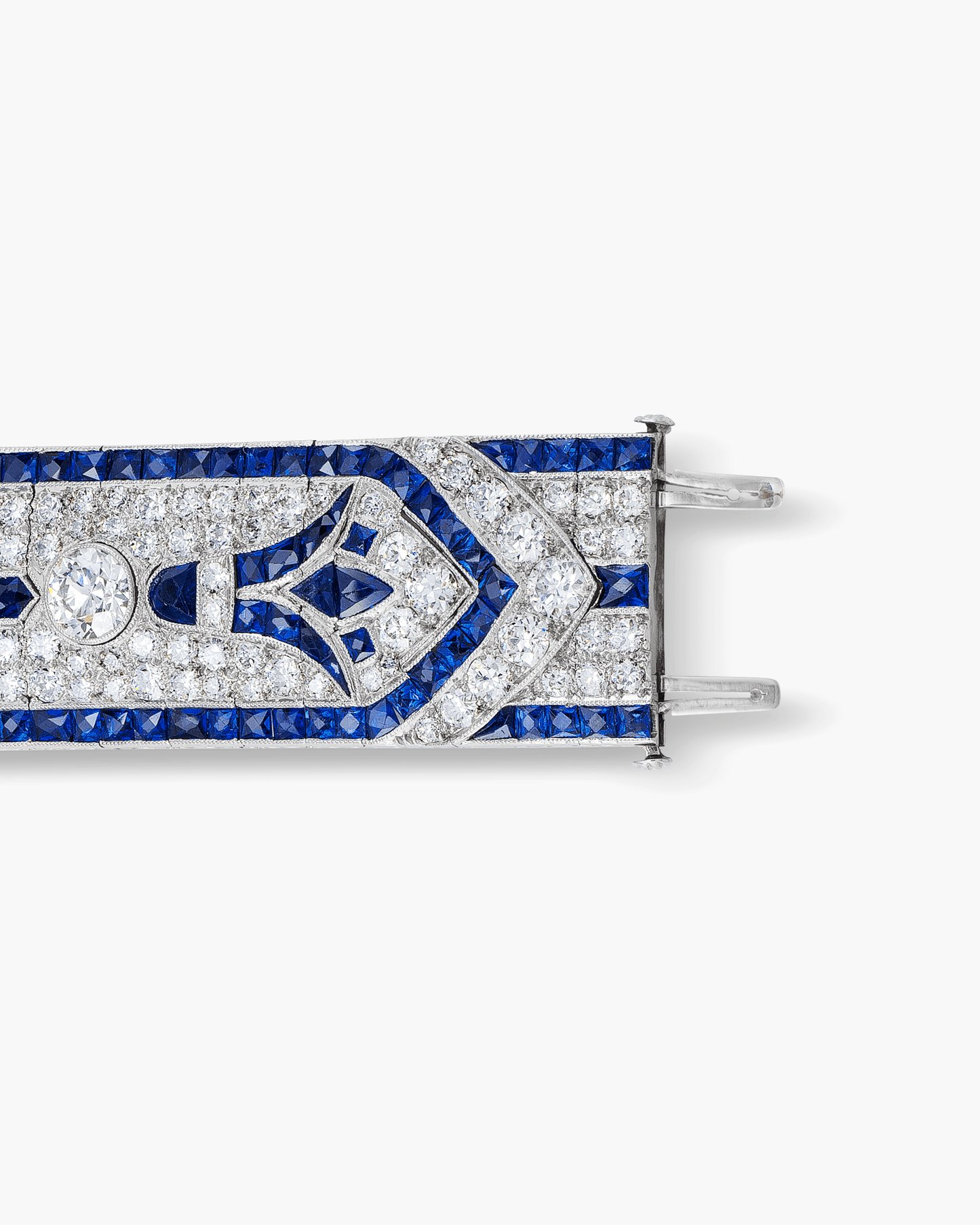 Art Deco Diamond and Sapphire Bracelet by Marcus & Co.