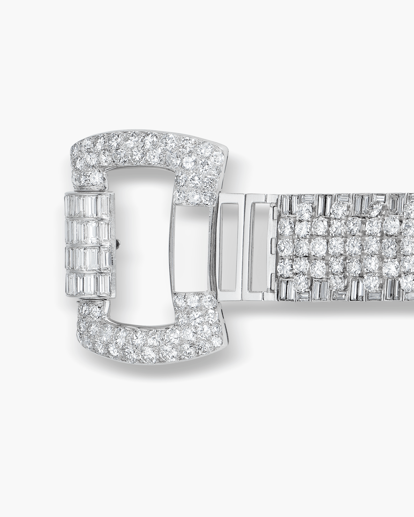 Art Deco Diamond Belt Bracelet by Drayson