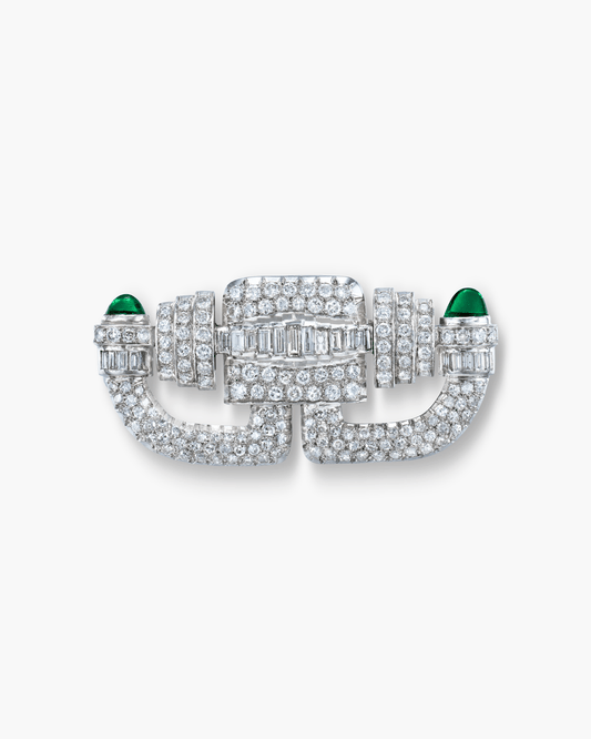 Art Deco Diamond Brooch