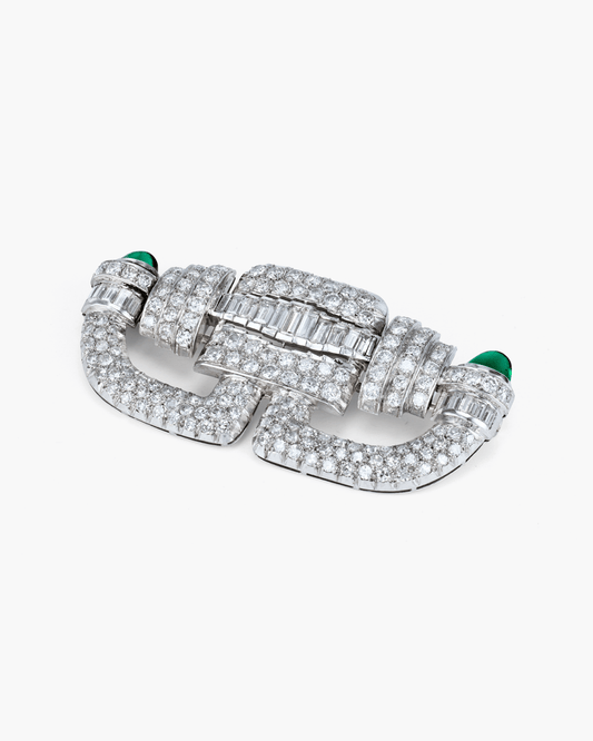 Art Deco Diamond Brooch