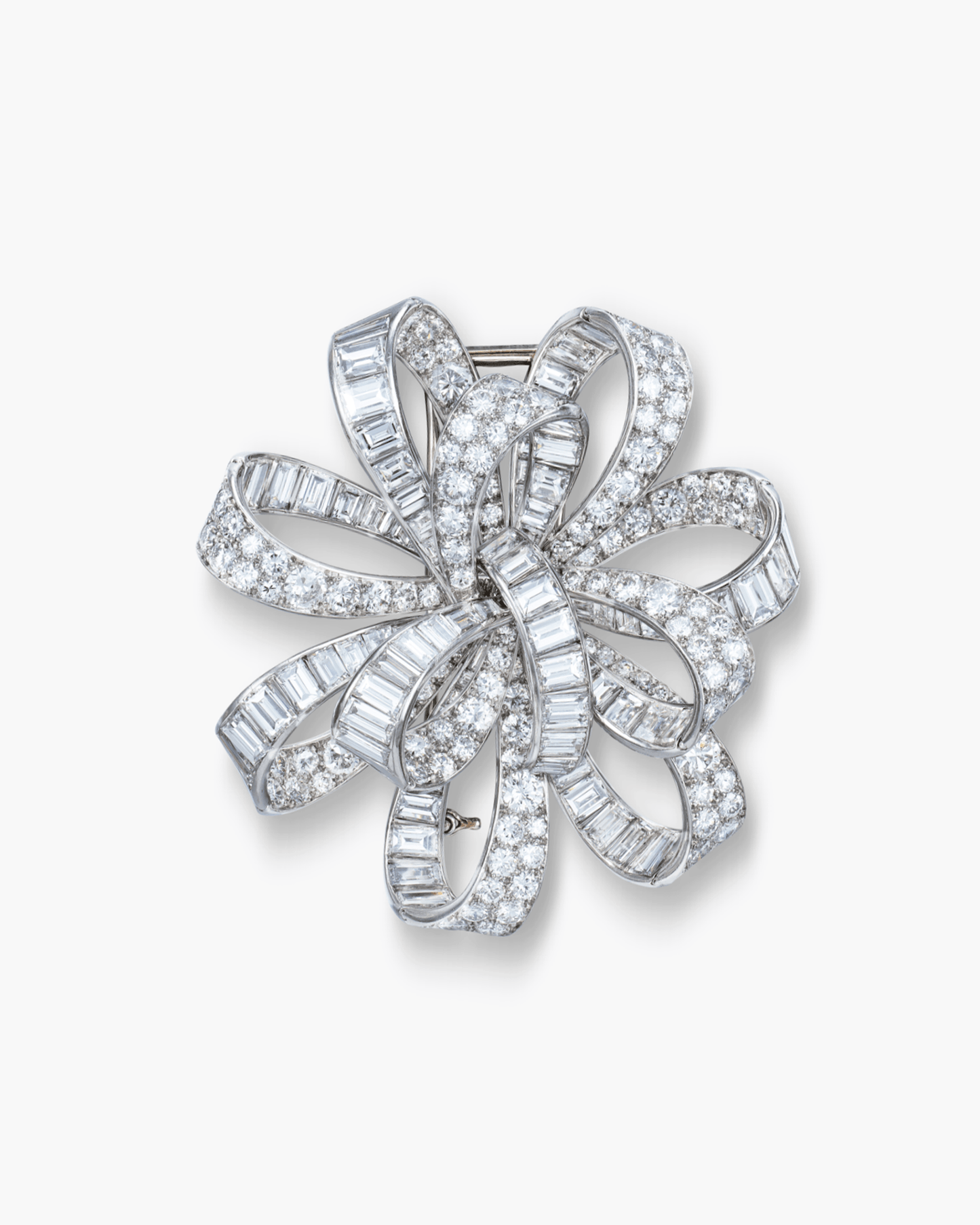 Estate Diamond Flot de Rubans Brooch by Van Cleef & Arpels
