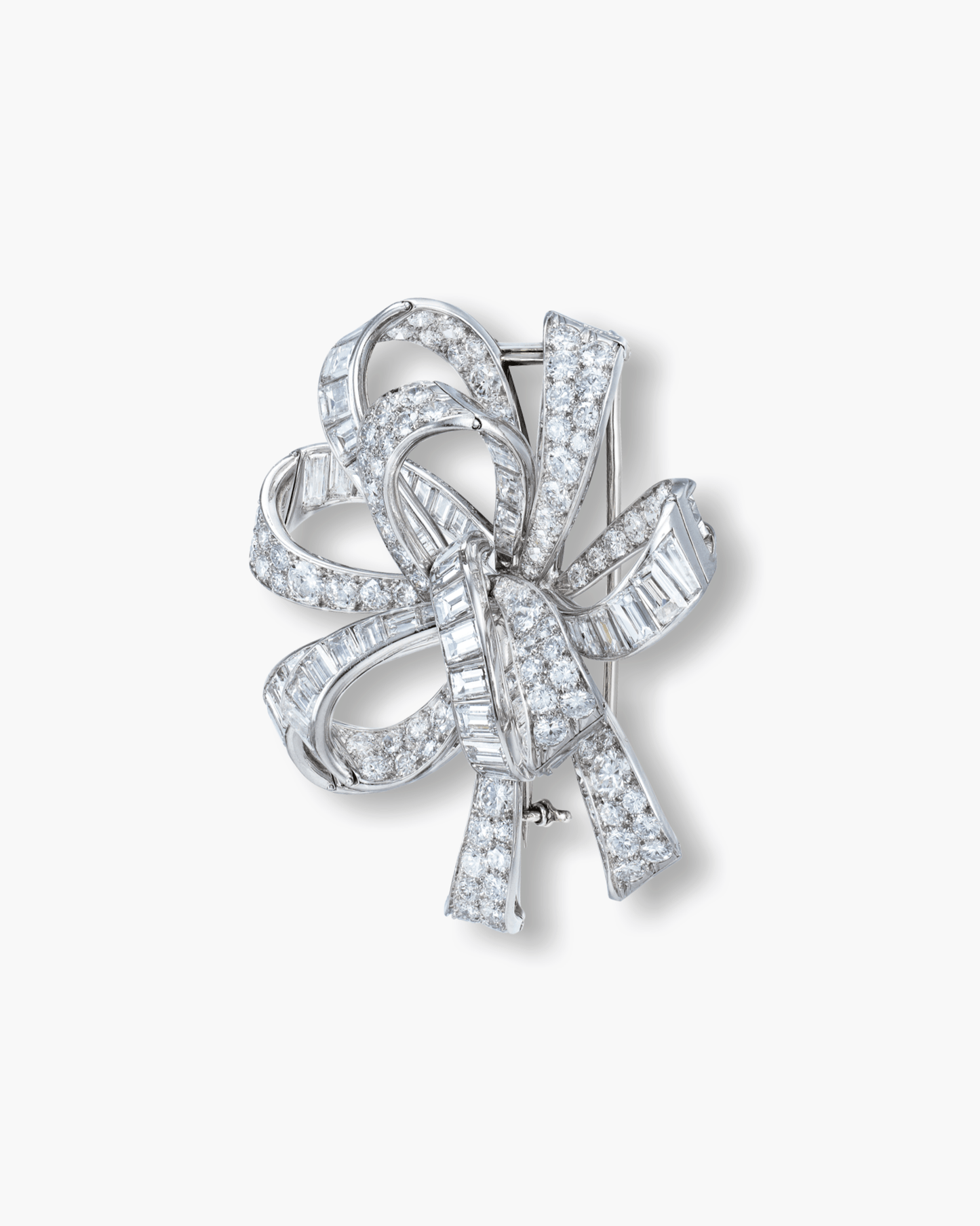 Estate Diamond Flot de Rubans Brooch by Van Cleef & Arpels