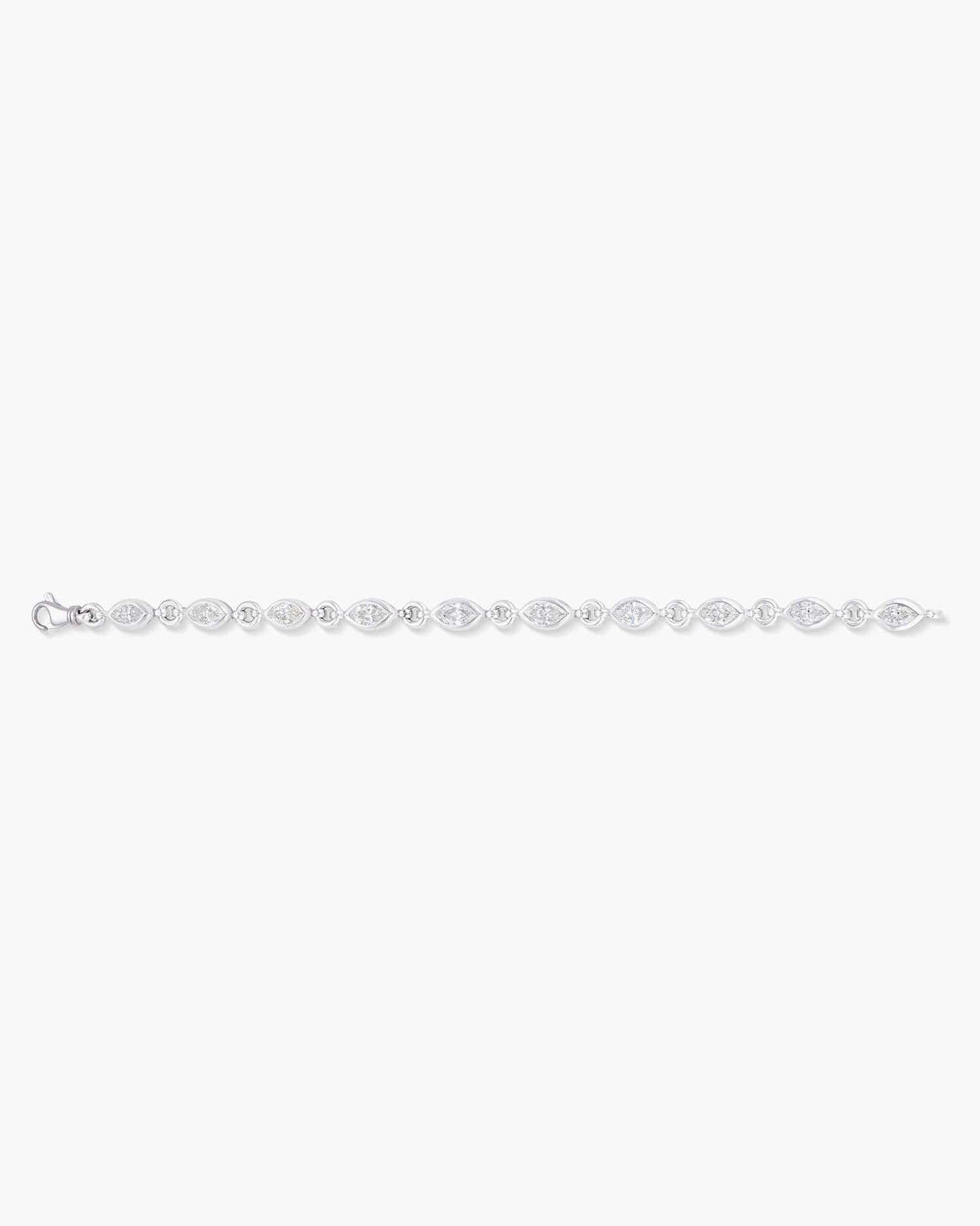 Marquise Shape Diamond Bracelet (0.58 carat)