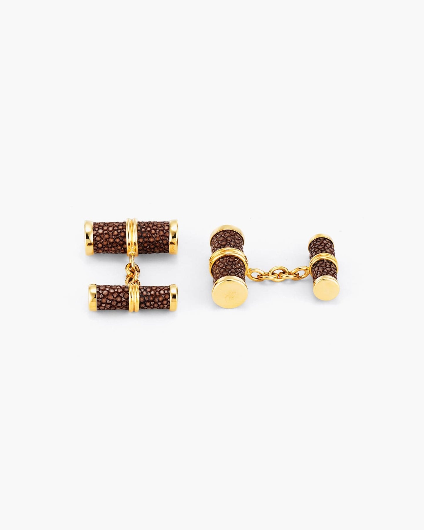 Brown Stingray Cufflinks