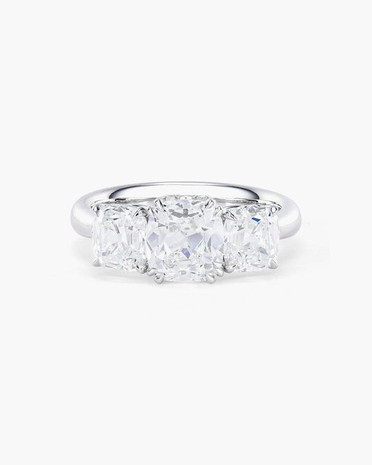 1.57 carat Antique Cushion Cut Diamond Ring