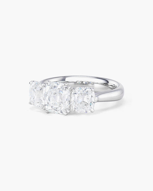 1.57 carat Antique Cushion Cut Diamond Ring