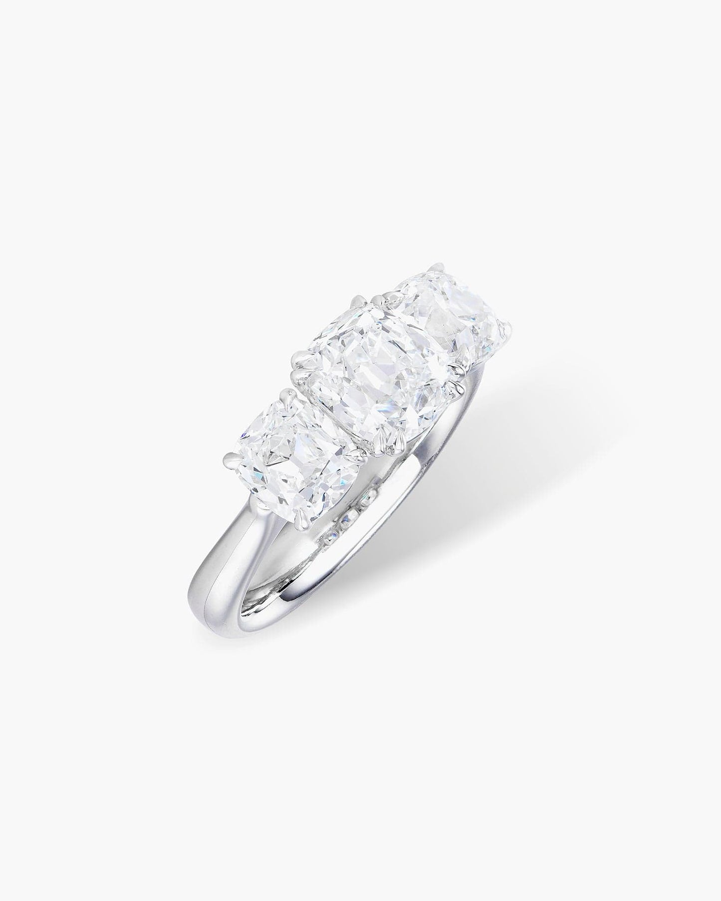 1.57 carat Antique Cushion Cut Diamond Ring