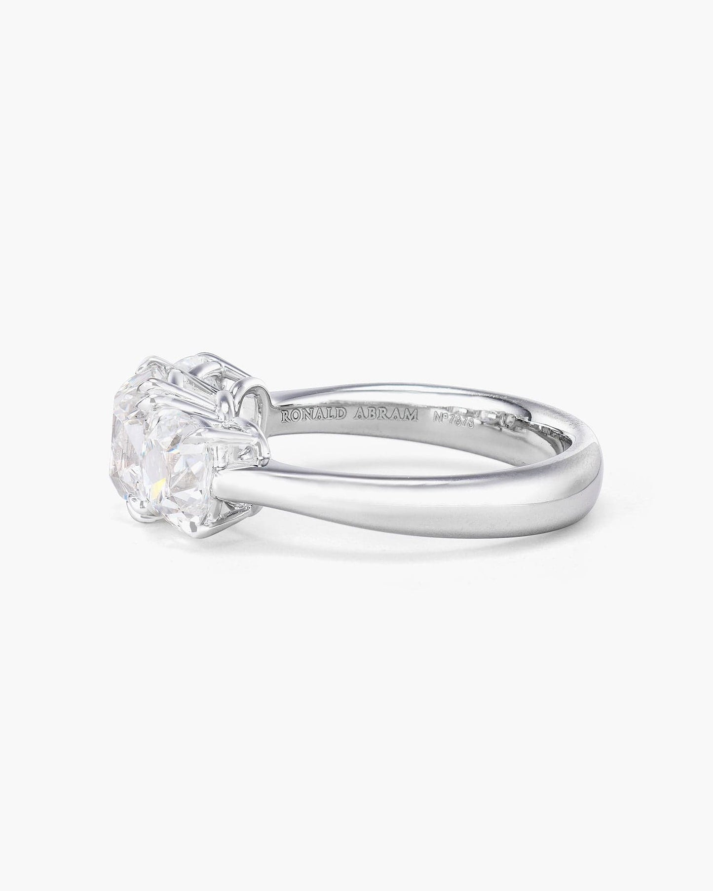 1.57 carat Antique Cushion Cut Diamond Ring