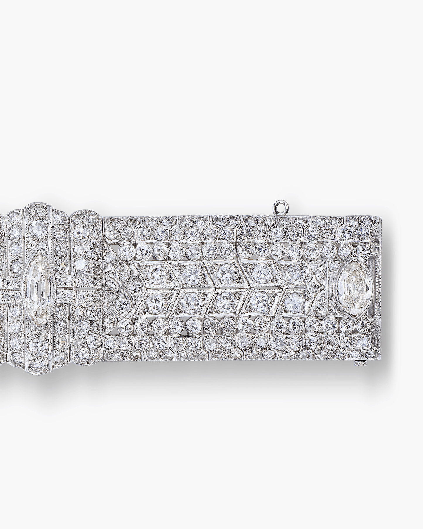 Art Deco Diamond Bracelet by J.E. Caldwell & Co.