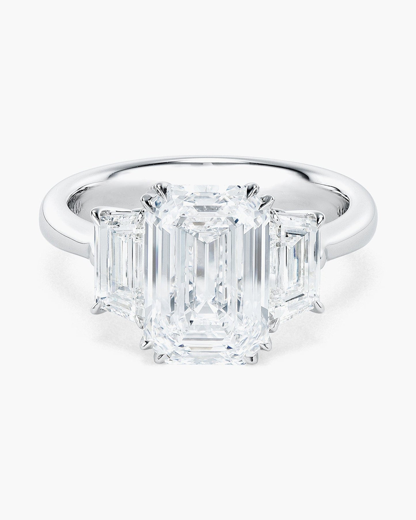 3.13 carat Emerald Cut Diamond Ring