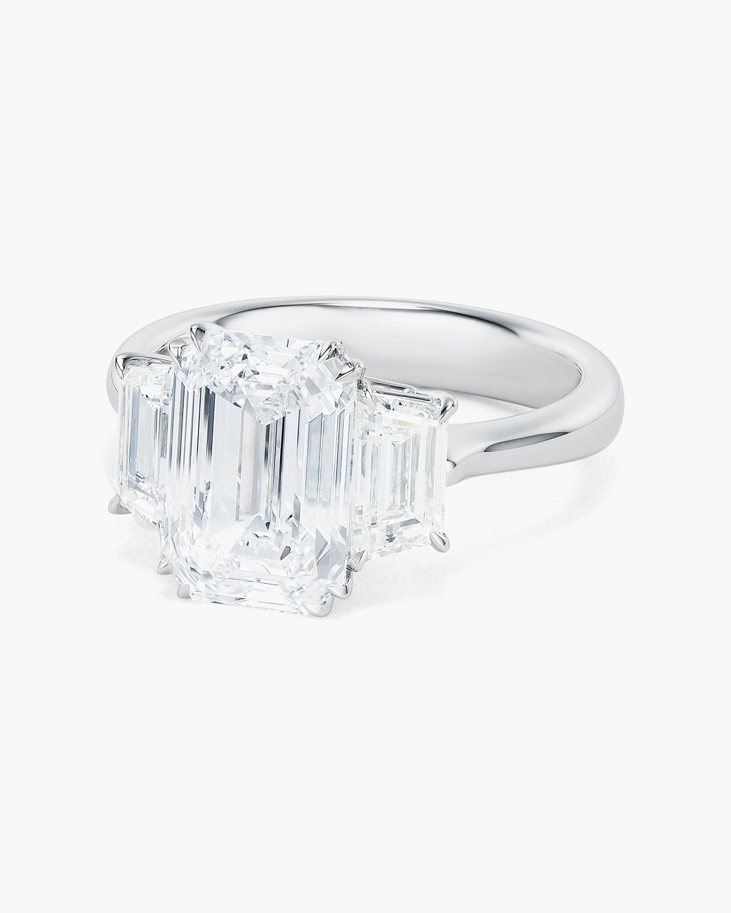 3.13 carat Emerald Cut Diamond Ring