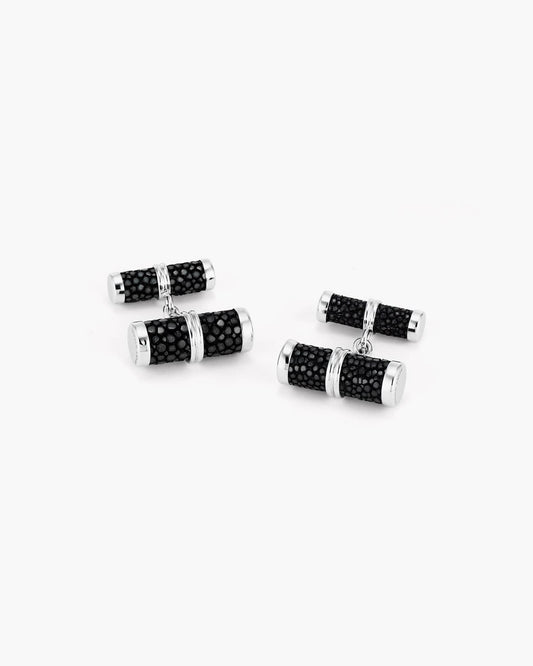 Black Stingray Cufflinks