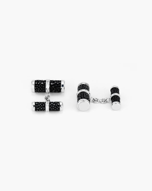Black Stingray Cufflinks