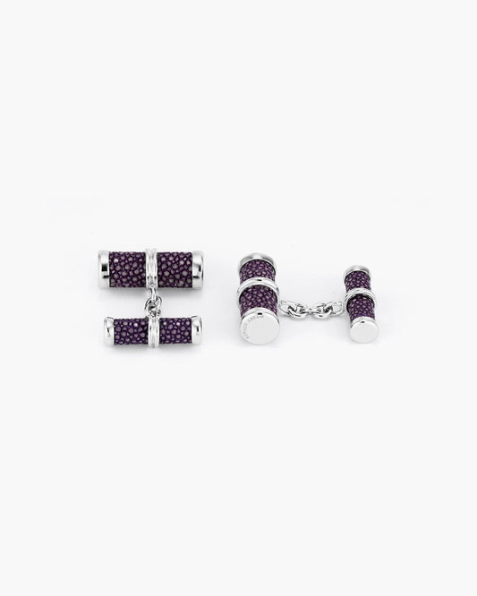 Purple Stingray Cufflinks
