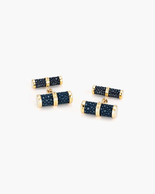 Blue Stingray Cufflinks